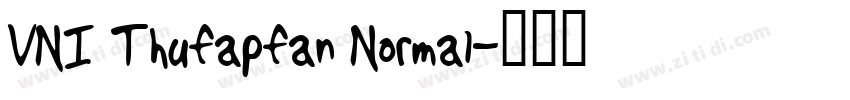 VNI Thufapfan Normal字体转换